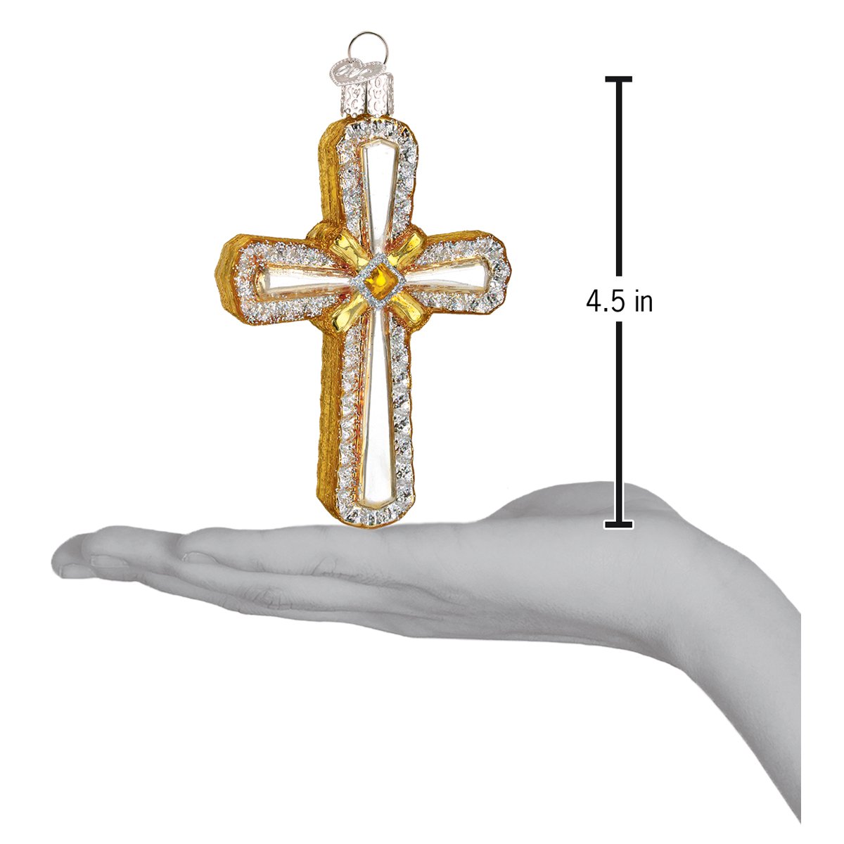 Old World Christmas Holy Cross Ornament - view 5