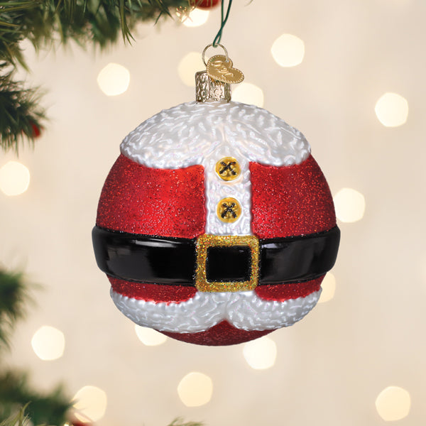 Old World Christmas Mr. Claus Round Ornament