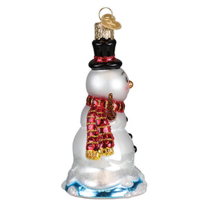 Old World Christmas Mr. Melting Snowman Ornament - view 4