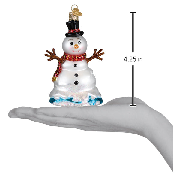Old World Christmas Mr. Melting Snowman Ornament - view 5