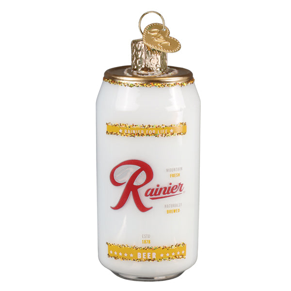 Old World Christmas Rainier Beer Can Ornament - view 2