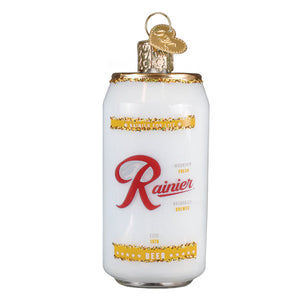 Old World Christmas Rainier Beer Can Ornament - view 3