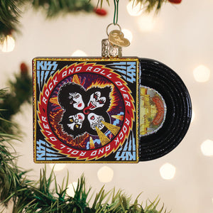 Old World Christmas Rock And Roll Over Album Ornament