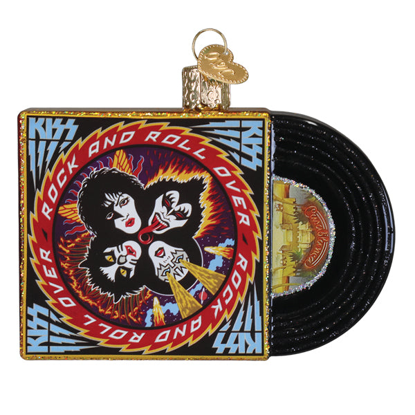 Old World Christmas Rock And Roll Over Album Ornament - view 2