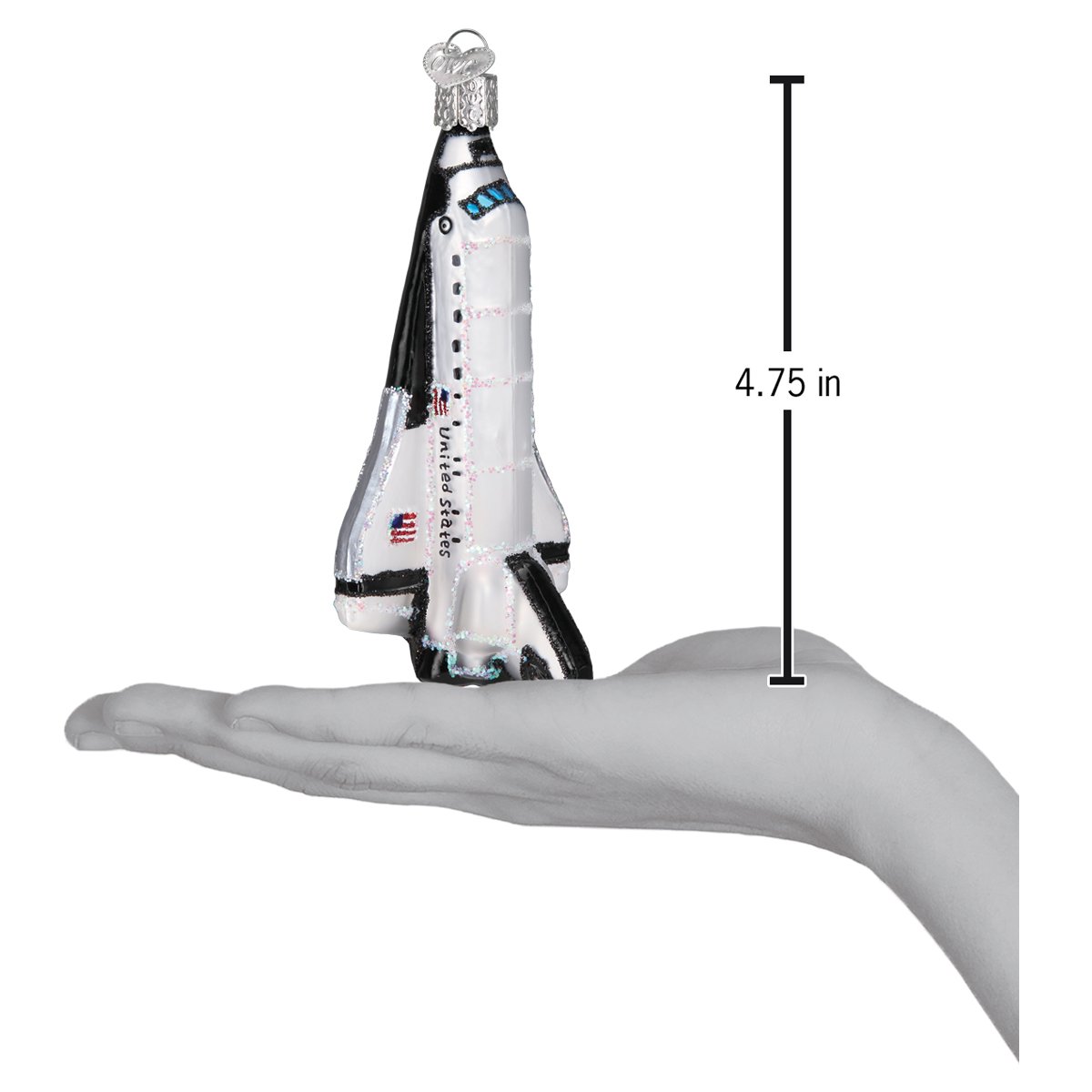 Old World Christmas Space Shuttle Ornament - view 6