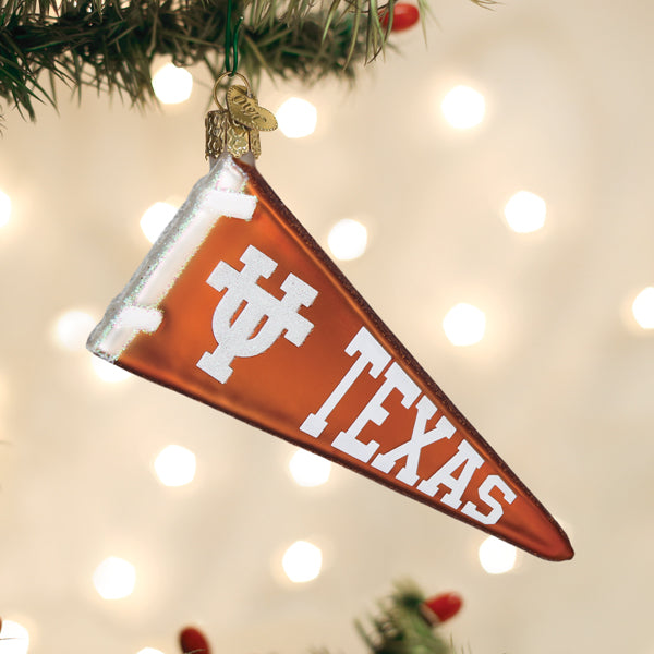 Old World Christmas Texas Pennant Ornament