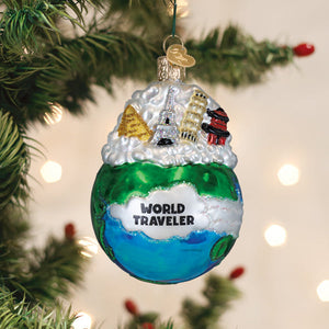 Old World Christmas World Traveler Ornament