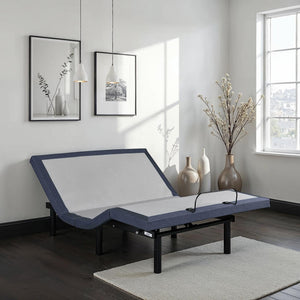 Omne Sleep Queen Adjustable Bed Base with Vibration Modes and USB Ports