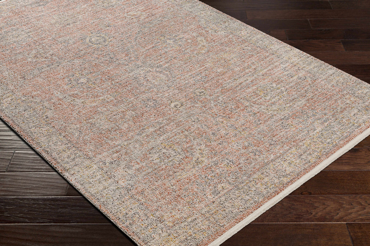Omri Peach Area Rug - Clearance