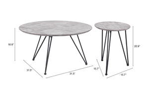 Zuo Modern Kerris Coffee Table Set (2-Piece)