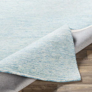 Orcas Hand Tufted Wool-Blend Rug - Ice Blue