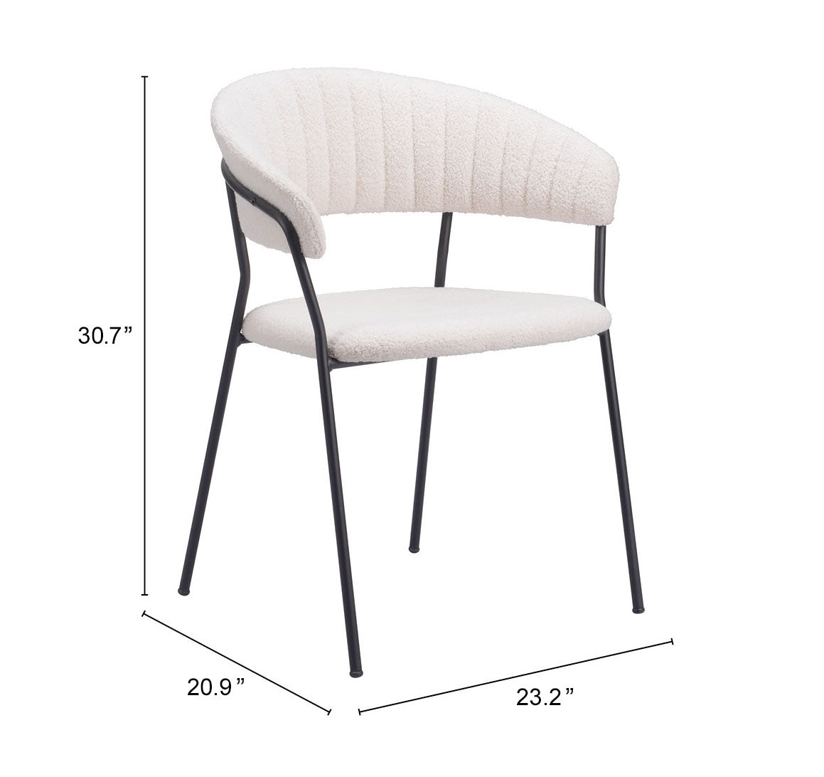 Zuo Modern Josephine Dining Chair (Set of 2)