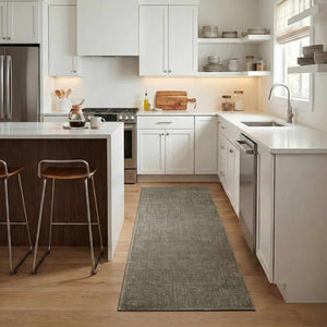 Leanna Green Washable Area Rug