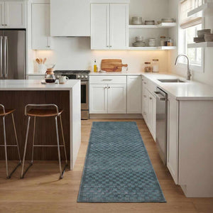 Gaiwan Oil Green Washable Area Rug
