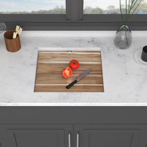 Oumuch Gray Stainless Steel Undermount Bar Sink with Folding Faucet - view 5