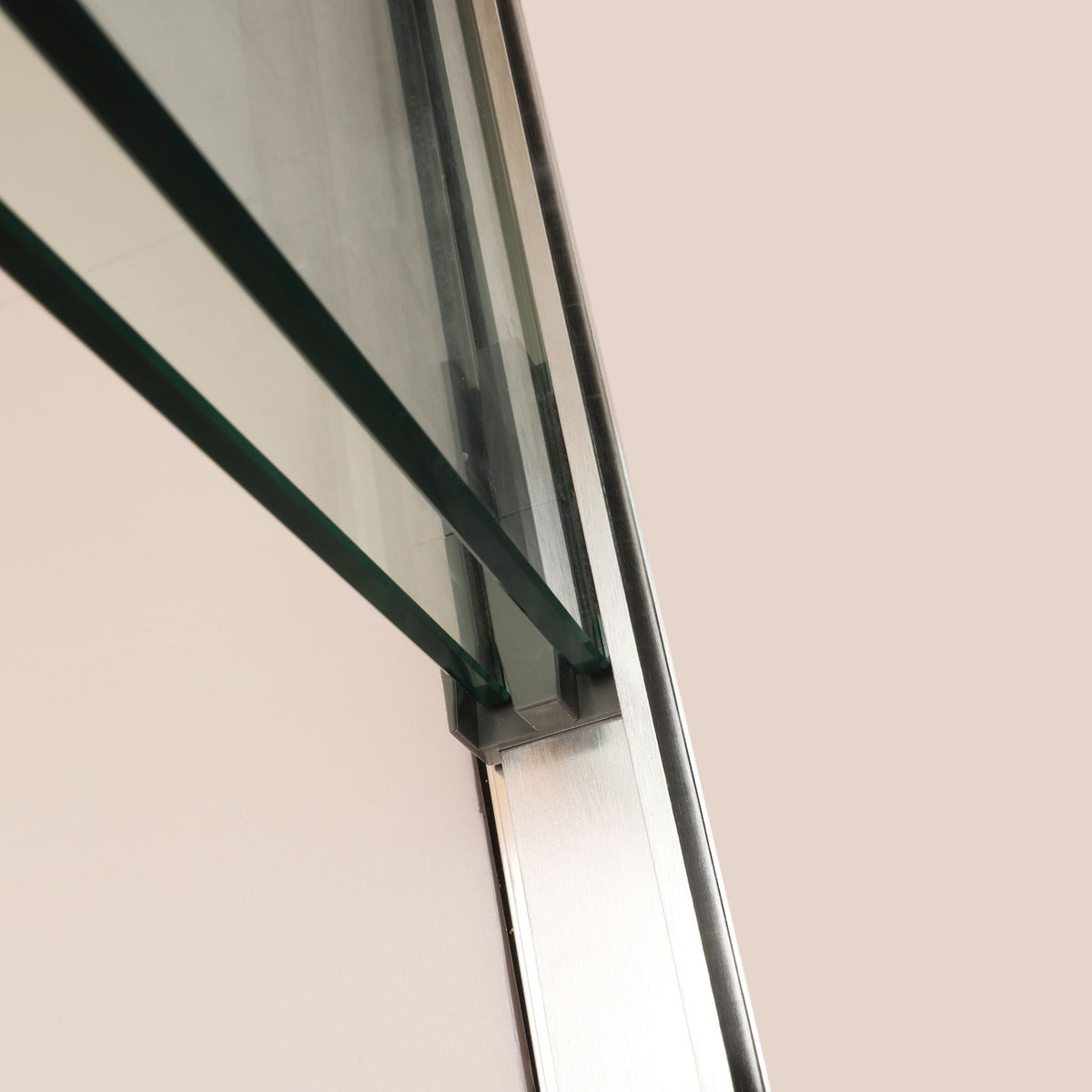 Oumuch Modern Double Sliding Shower Enclosure with Tempered Glass - view 4
