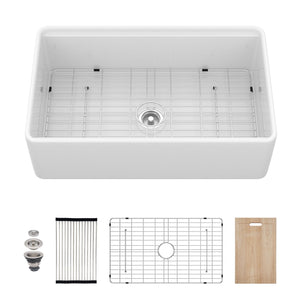 Oumuch Single Bowl Kitchen Sink Workstation with Accessories