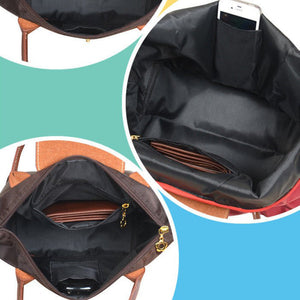 Oxford Shoulder Bag for Women Luxury Handbag Spacious Everyday Tote