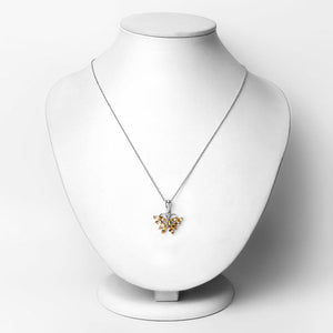 1.32 Carat Genuine Citrine .925 Sterling Silver Pendant