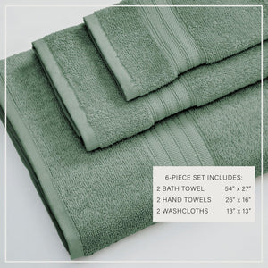 Cotton Terry Bath Towel Set - Cooper Collection