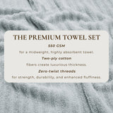 Luxury Cotton Towels - Karina Collection