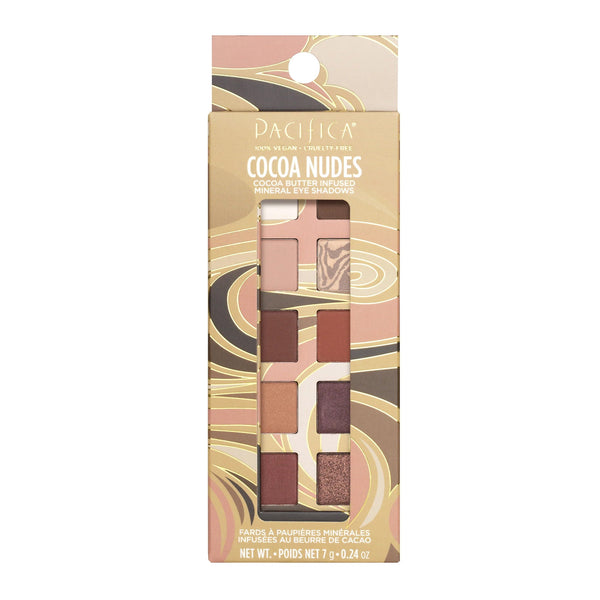 Pacifica COCOA NUDES Cocoa Butter Infused Mineral Eye Shadows - New
