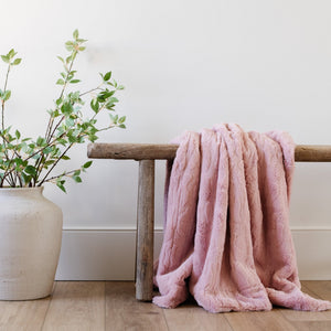 Faux Fur XL Throw Blankets by Saranoni
