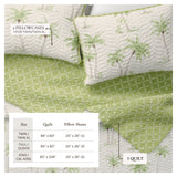 West Palm Trees Coastal Quilt Set - Coronado Collection
