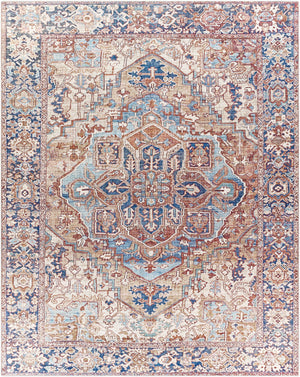Neyland Iris Olive & Brown Area Rug 2360
