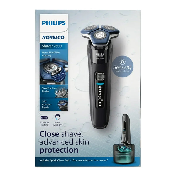 Philips 7600 Rechargeable Norelco 7600 Wet & Dry Electric Shaver - New