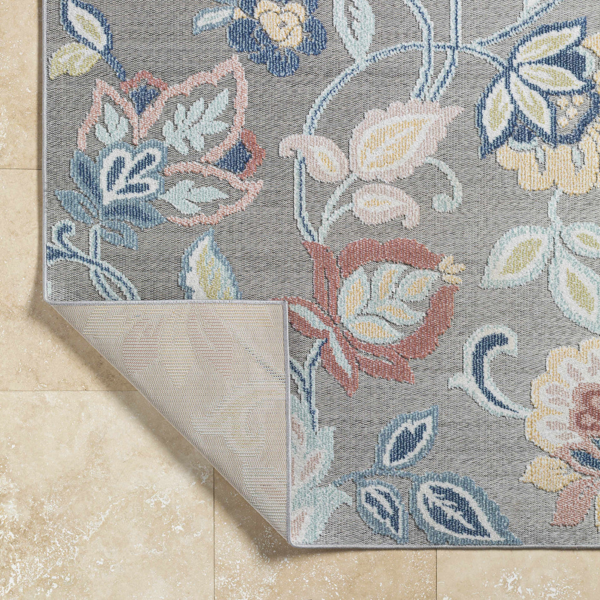 Piers Gray Area Rug