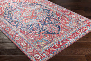 Pauline Red Medallion Performance Rug