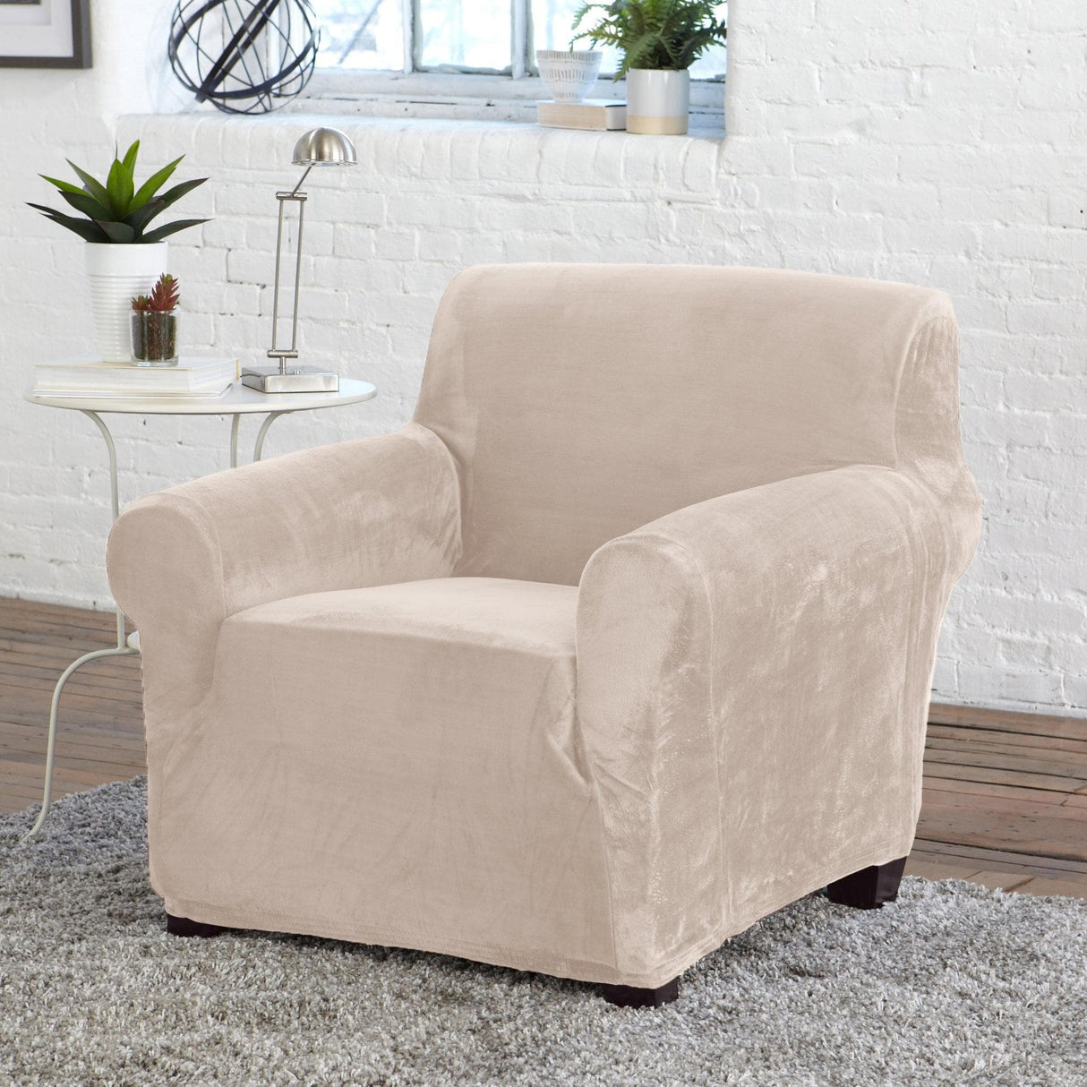 Velvet Stretch Slipcover - Gale Collection