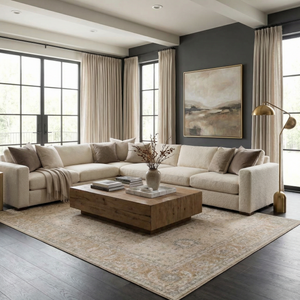 Airlia Cream Thick Luxe Area Rug