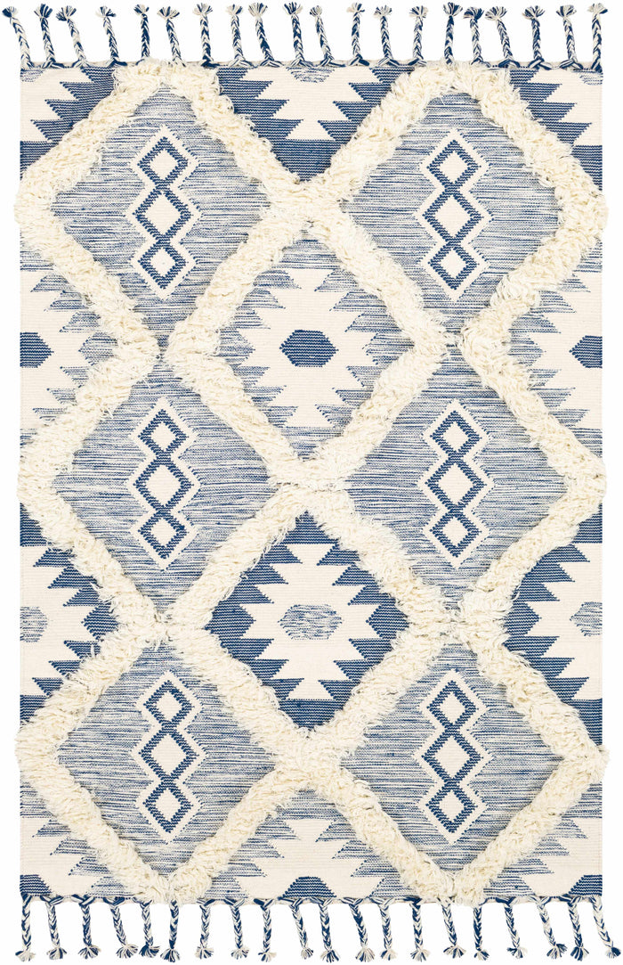 Boutique Rugs Painesdale Blue/White Wool Carpet