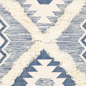 Painesdale Blue/White Wool Carpet - Clearance