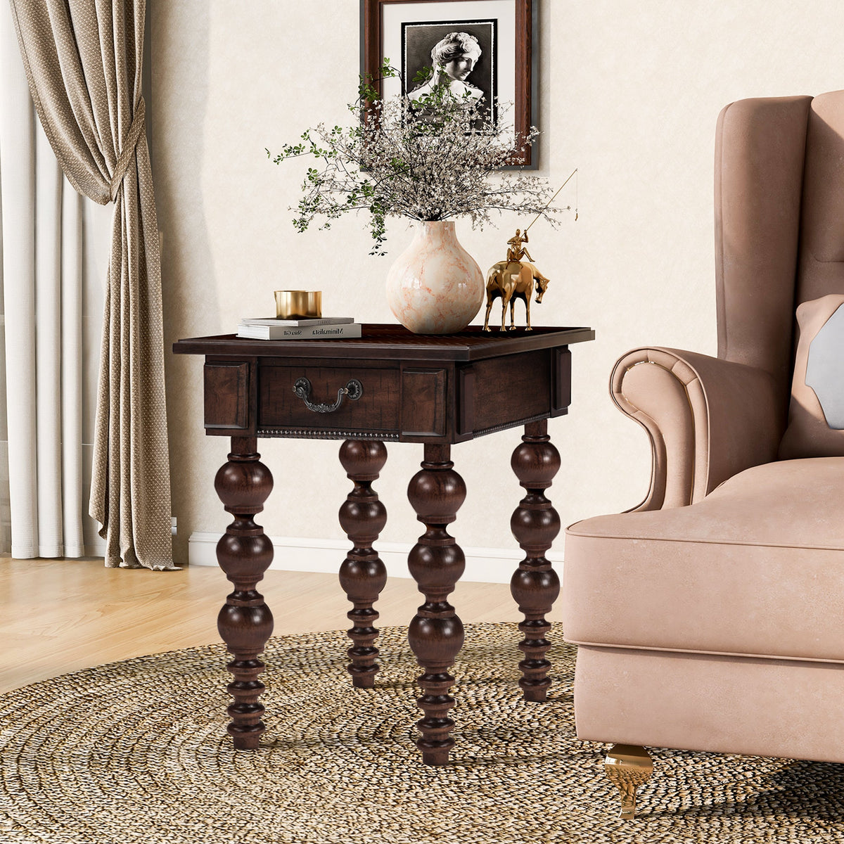 Solid-Wood-End-Table-with-Drawer,-Espresso-Coffee-Tables-and-End-Tables