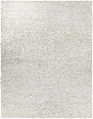 Browder 3x4 Solid Cream Shag Rug - Clearance