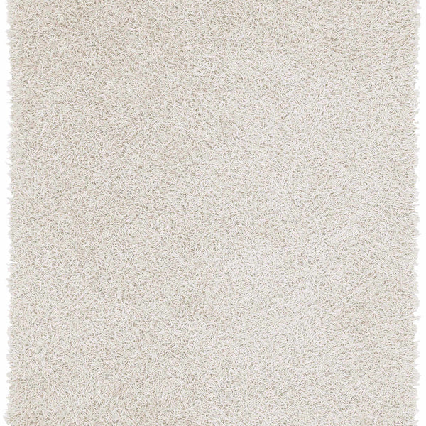 Browder 3x4 Solid Cream Shag Rug - Clearance