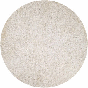 Browder 3x4 Solid Cream Shag Rug - Clearance