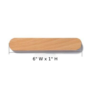 Wooden Magnetic Key Holder Wall Mount Adhesive Key Rack Organizer