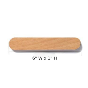 Wooden Magnetic Key Holder Wall Mount Adhesive Key Rack Organizer