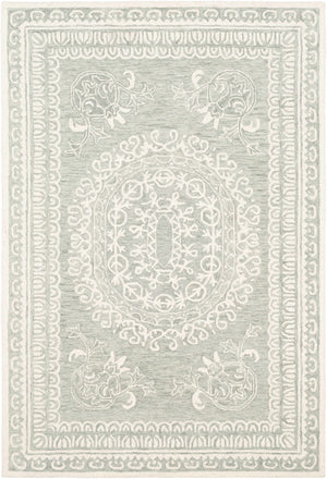 Parson Ivory/Sage Wool Area Rug