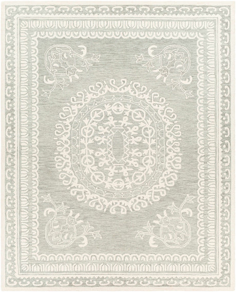 Parson Ivory/Sage Wool Area Rug