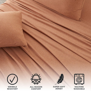 4-Piece Jersey Sheet Set - Carmen Collection