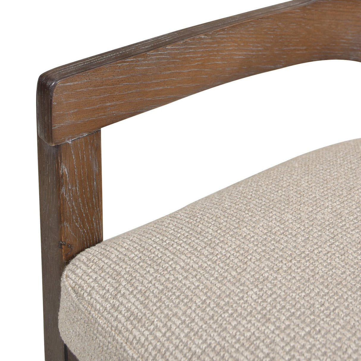 Pyrla 26" Upholstered Counter Stool with Curved Cane Back and Wood Legs - Counter Stools