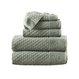 Cotton Diamond Waffle Weave Bath Towel Set - Grayson Collection