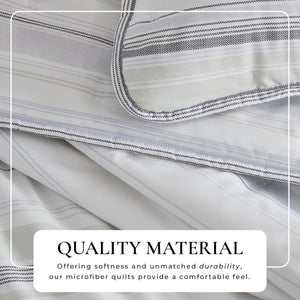 Dot Stitched Quilt Set - Dot-Hemmed Collection