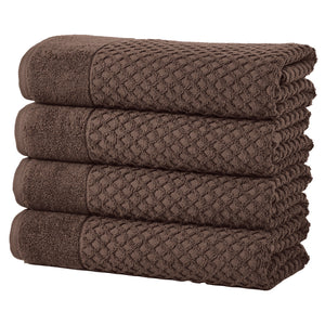 Cotton Diamond Waffle Weave Bath Towel Set - Grayson Collection
