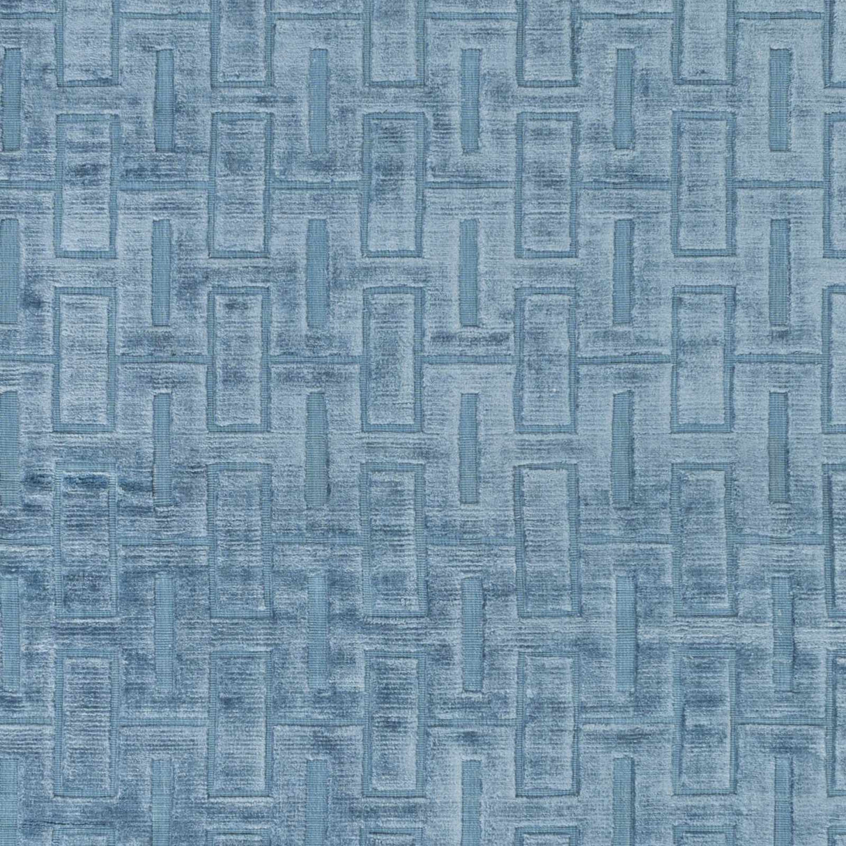Quealy Blue Patterned 3x5 Small Viscose Rug - Clearance